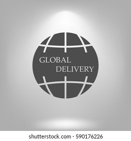 Delivery digital design, vector illustration