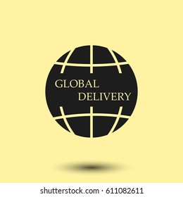 Delivery digital design, vector illustration
