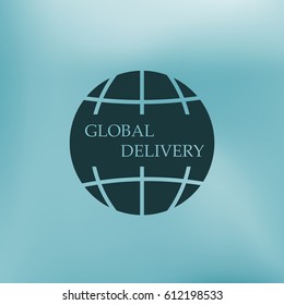 Delivery digital design, vector illustration