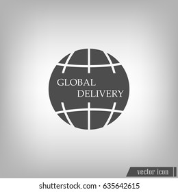 Delivery digital design, vector illustration