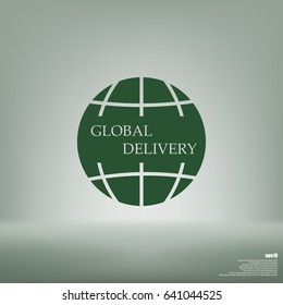 Delivery digital design, vector illustration