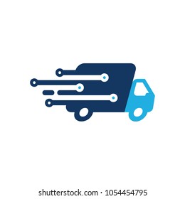 Delivery Digital Logo Icon Design
