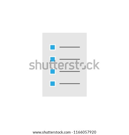 Delivery document isolated color icon, vector illustration design. Logistics collection.