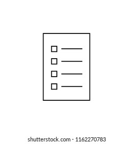 Delivery document isolated line icon, vector illustration design. Logistics collection.