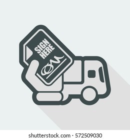 Delivery document sign