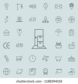 Delivery Door Box icon. logistics icons universal set for web and mobile