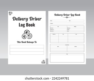 Delivery driver logbook kdp interior