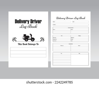 Delivery driver logbook kdp interior