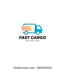 Delivery Express Vector Logo Template. Vector of express delivery logo illustration. Delivery van express