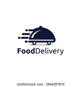 delivery fast food vector logo template