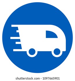 delivery fast icon vector
