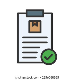 Delivery File Icon vector image. Suitable for mobile apps, web apps and print media.