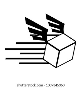 delivery flying logo busines