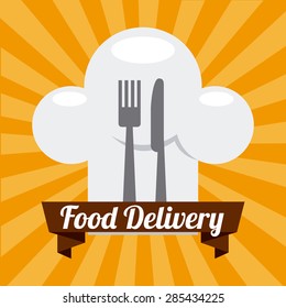 delivery food design, vector illustration eps10 graphic 