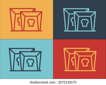 Plantilla de logotipo de comida de entrega, sencillo icono plano de la comida, entrega,pedido