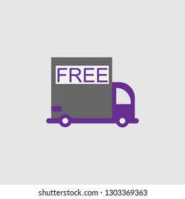 Delivery, free icon. Element of Delivery and Logistics icon for mobile concept and web apps. Detailed Delivery, free icon can be used for web and mobile