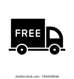 Delivery, free, shipping icon vector image. Can also be used for Delivery and logistics. Suitable for use on web apps, mobile apps and print media.