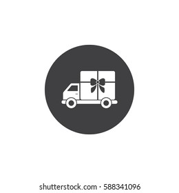 Delivery gift . icon. Vector