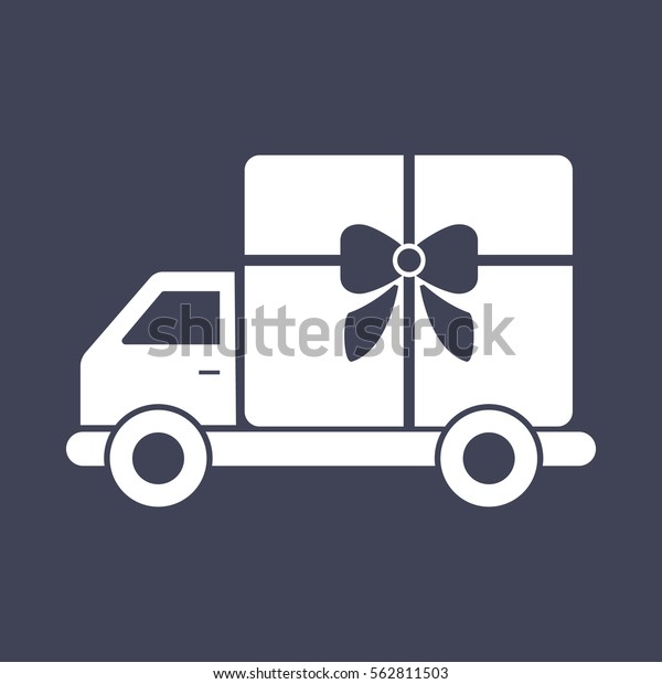 Delivery gift . icon.\
Vector