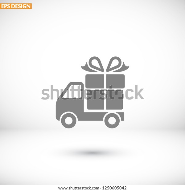 Delivery gift . icon. Vector \
Eps 10