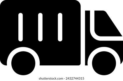 delivery glyph icon illustration vector