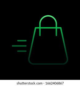 Delivery of goods nolan icon. Simple thin line, outline vector of e-commerce icons for ui and ux, website or mobile application