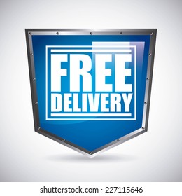delivery graphic design , vector illustration