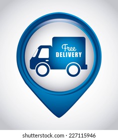 delivery graphic design , vector illustration