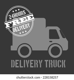delivery graphic design , vector illustration