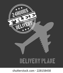 delivery graphic design , vector illustration