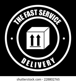 delivery graphic design , vector illustration