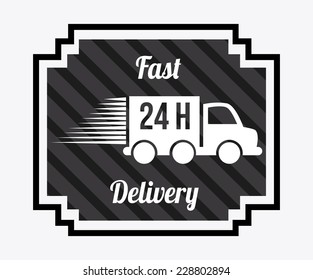 delivery graphic design , vector illustration
