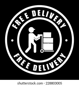 delivery graphic design , vector illustration