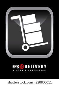delivery graphic design , vector illustration