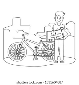 delivery guy with box