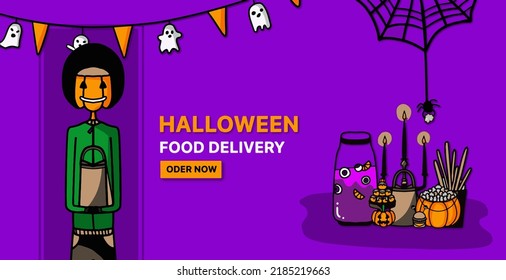 delivery halloween them food delivery express