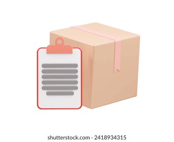 Delivery icon 3d illustration transparent element