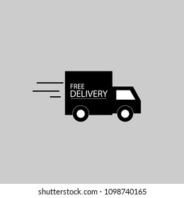 Delivery icon art design isolated