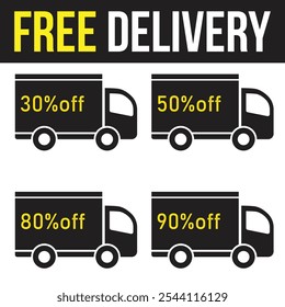 Icono de envío Icono de autobús 30% de descuento 50% de descuento 80% de descuento 90% de descuento Icono 