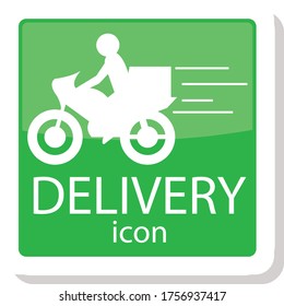 Delivery icon for business, brochure, banner. Editable vector format