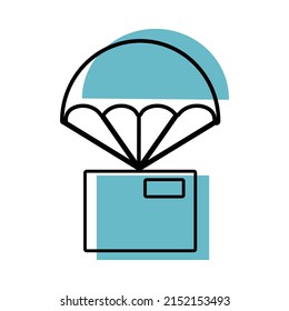 Delivery icon concept element vector design.