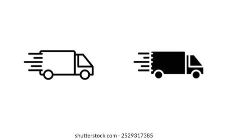 Delivery icon concept. Stock vector