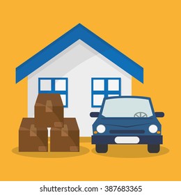 Delivery icon design 