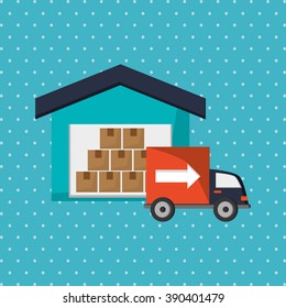 Delivery icon design