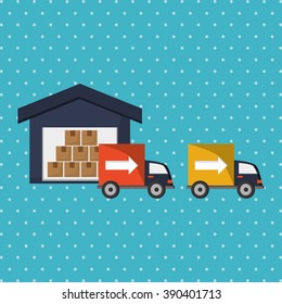 Delivery icon design