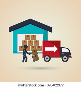Delivery icon design