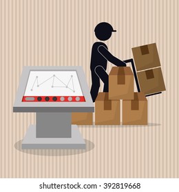 Delivery icon design 