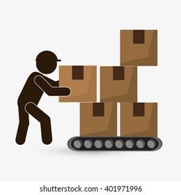 Delivery icon design 