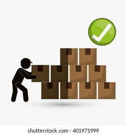 Delivery icon design 