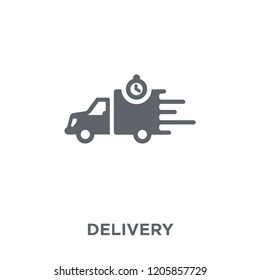 Delivery icon. Delivery design concept from Delivery and logistic collection. Simple element vector illustration on white background.